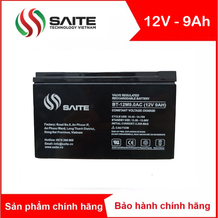 Ắc quy kín khí Saite 9AH BT-12M9.0AC