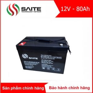 Ắc quy kín khí Saite 80AH BT-12M80AC